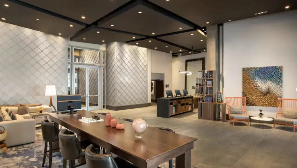 Twelve Centennial Park Marriott Autograph Collection lobby design