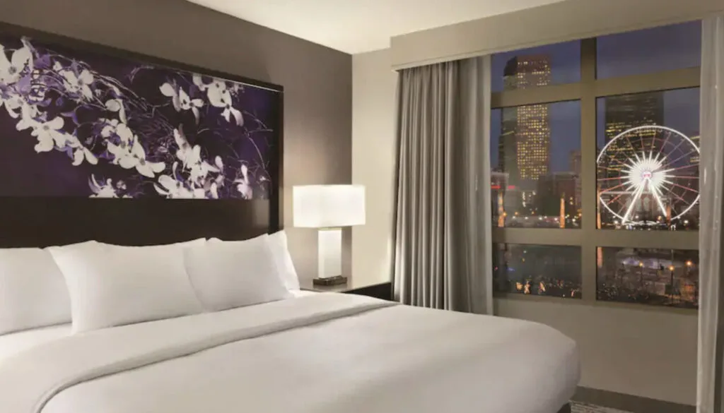 Embassy Suites Atlanta at Centennial Olympic Park hotel room views