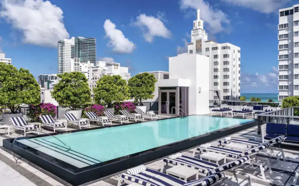 Gale South Beach stylish rooftop hotel pool Miami 