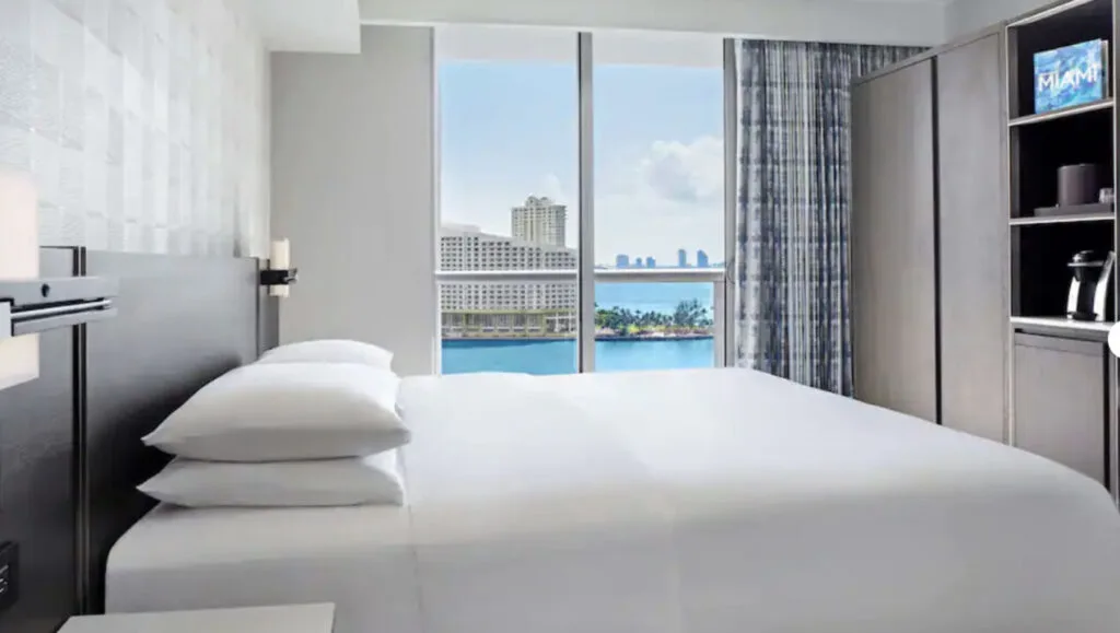 Hyatt Centric Brickell Miami room design and view