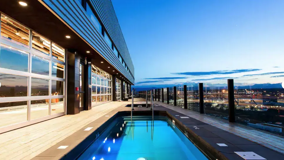The Source Hotel & Market Hall Denver hotels with rooftop pools and rooftop bar and restaurant