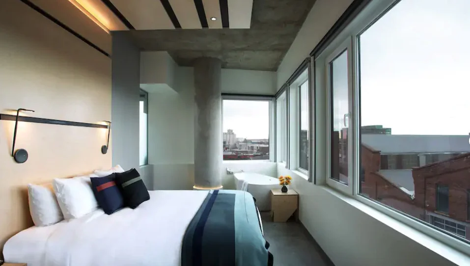 The Source Hotel Denver modern room design