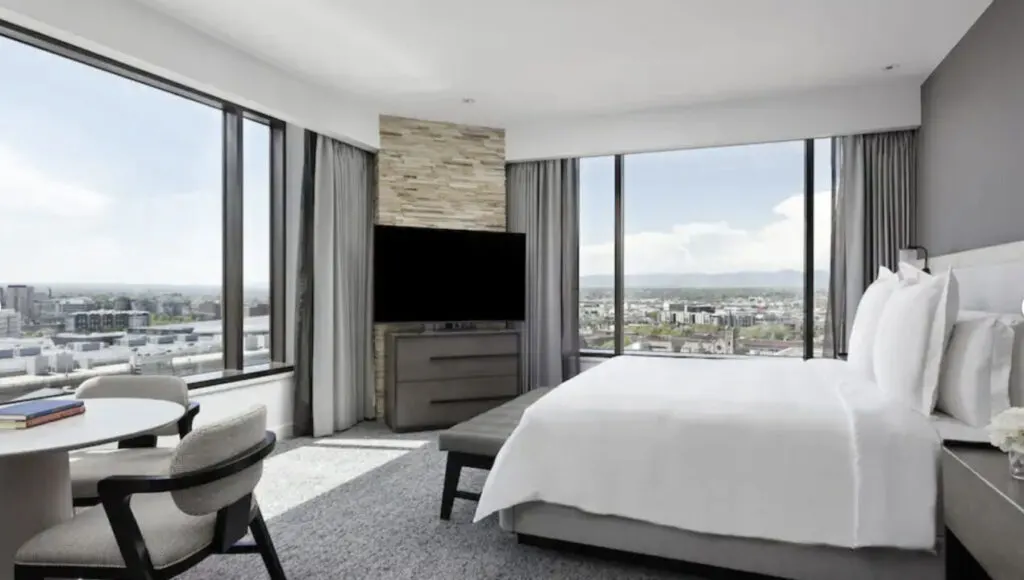 Four Seasons Hotel Denver corner room design and view
