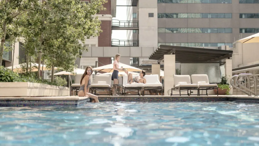 Four Seasons Hotel Denver is one of the best Denver hotels with rooftop pool and sp and fitness center