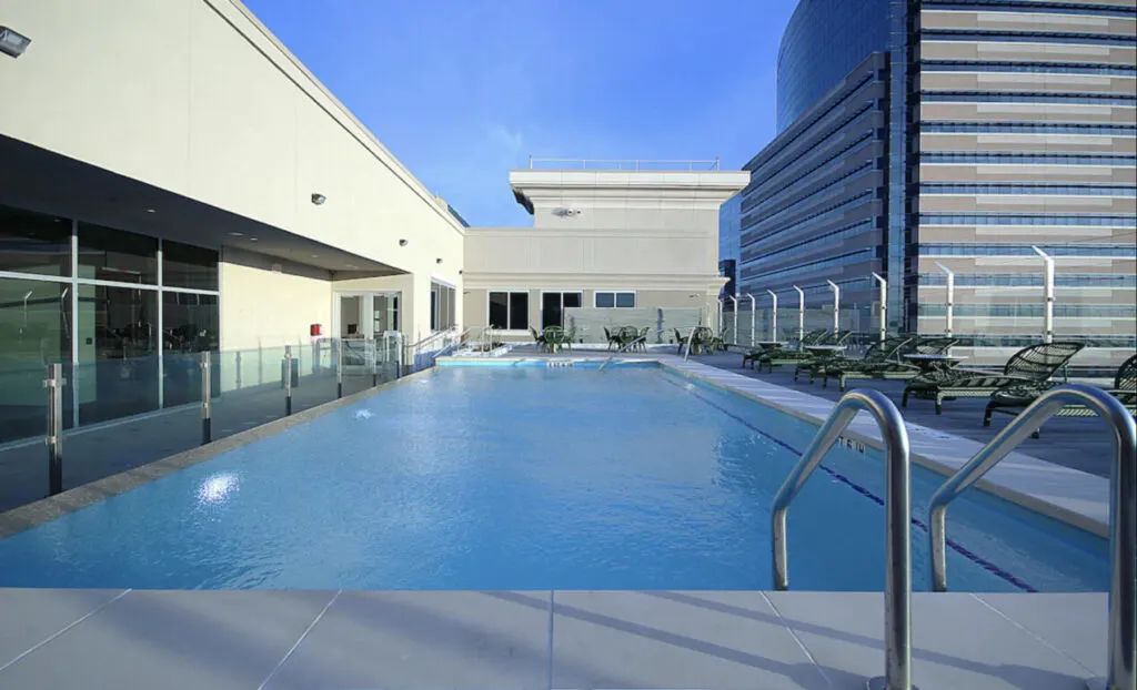 Blossom Hotel Houston hotel with rooftop pool texas medical center city