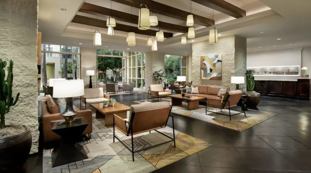 Lobby at Tempe Mission Palms