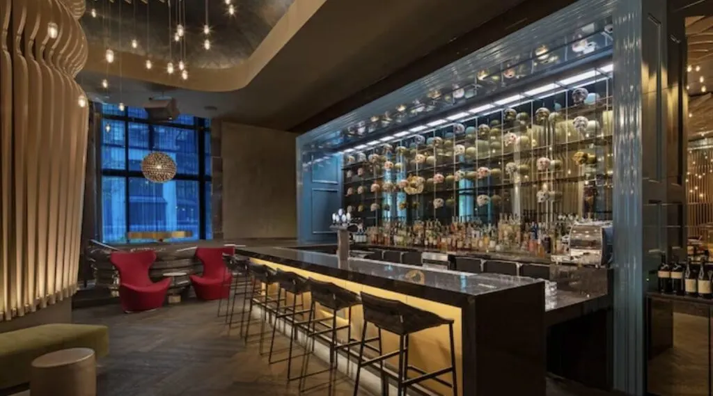 bar area at W Philadelphia
