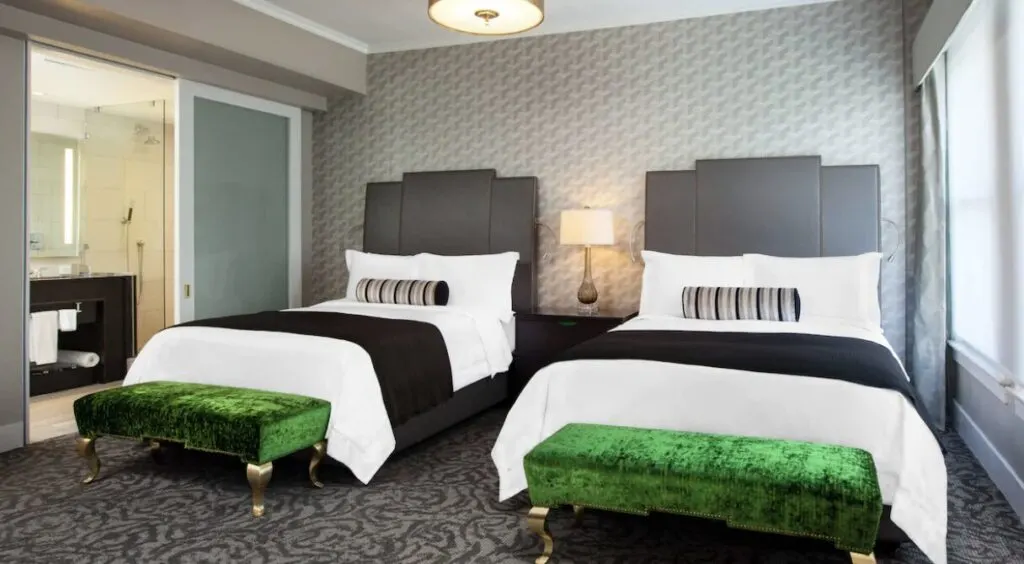 unique and spacious hotel room at The St. Anthony, a Luxury Collection Hotel, San Antonio 