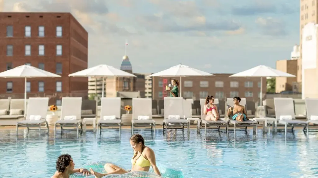 one of the best rooftop pool hotels in San Antonio TX The St. Anthony, a Luxury Collection Hotel, San Antonio 